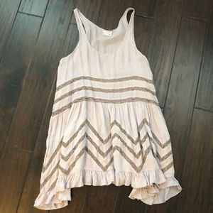 Free People Voile and Lace Trapeze Dress